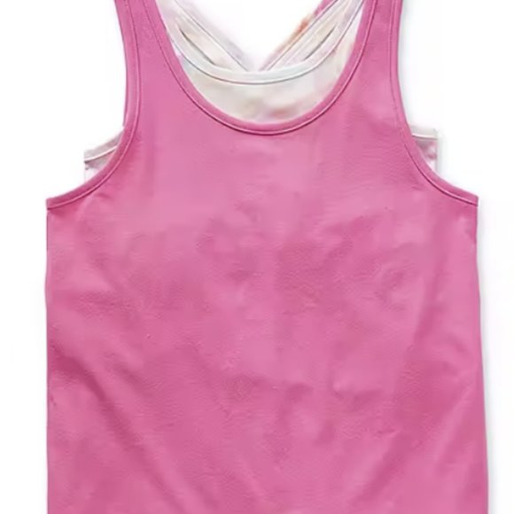 XERSION GIRLS PINK 2 PIECE TANK TOP SIZE XLG (16)  #K85 - Picture 1 of 2